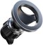 Adjustable magnetic holder Lisen, ring, air vent or CD slot (black)