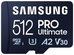 Memory card Samsung microSDXC PRO Ultimate 512GB 200MB/s (MB-MY512SA/WW)