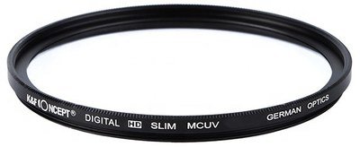 55MM MC-UV Filter, Slim, Green Multi-coated, German Optics
