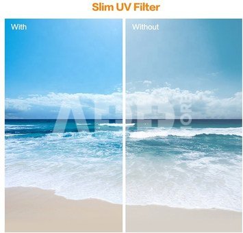 55MM MC-UV Filter, Slim, Green Multi-coated, German Optics