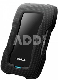 ADATA 1TB Portable Hard Drive HD330 (Black) USB 3.1, Color Box