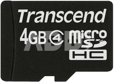 Transcend MicroSDHC 4GB Class 4