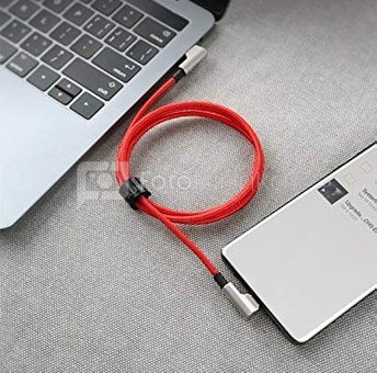 AUKEY AUKEY CB-CMD37 Red OEM USB C - USB C Nylon Cab