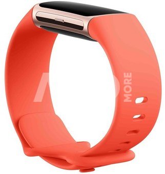 Fitbit Charge 6, coral/champagne gold