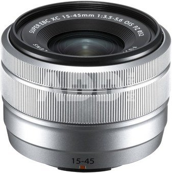 Fujinon XC 15-45mm f/3.5-5.6 OIS PZ lens, silver