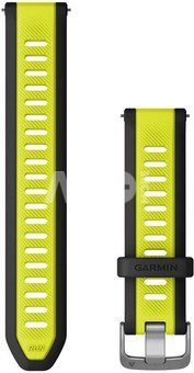 Garmin watch strap Quick Release 20mm, black/yellow