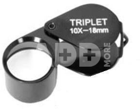Jewelry Magnifier Triplet 10x 18mm
