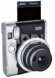 Fujifilm Instax Mini 90 Neo Classic (Juodas) + 10 Fotoplokštelių