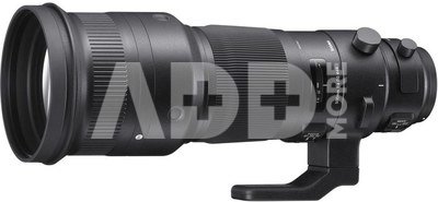Sigma 500mm F4 DG OS HSM Sport Nikon + 5 METŲ GARANTIJA + PAPILDOMAI GAUKITE 1000 EUR NUOLAIDĄ