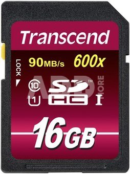 Transcend SDHC 16GB Class10 UHS-I 600x Ultimate