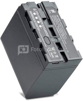 Viltrox NP F970 Battery 6600mah with USB C Charging Port