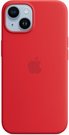 Apple 14 Silicone Case with MagSafe Red