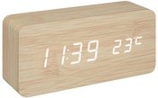 Laikrodis žadintuvas (termometras) 15x7x4 cm Atmosphera 193122