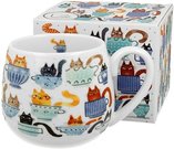 Puodelis porcelianinis 430 ml TEACUP CATS 5902693944027