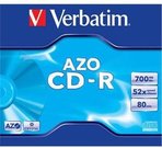 Verbatim CD-R 80/700MB 52X crystal/AZO jewel box - 43327